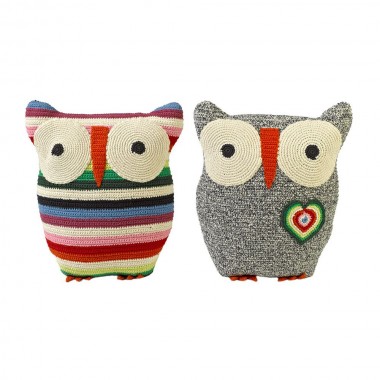 Crochet Owl Cushion